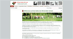 Desktop Screenshot of alfred-adler-schule.de